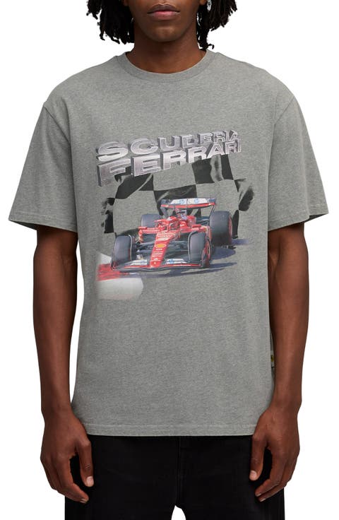 Scuderia Ferrari Sportswear Cotton Graphic T-Shirt