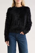 WAYF Fluffy Crop Sweater