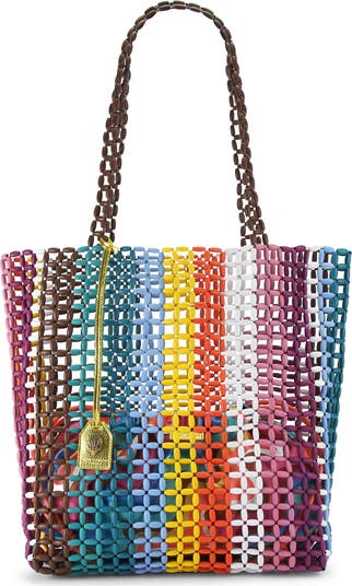 Kensington Rainbow Beaded Shopper