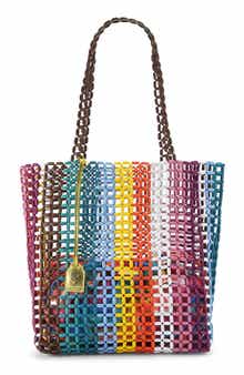 Kurt Geiger London Kensington Rainbow Beaded Shopper