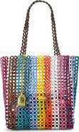 Kurt Geiger London Kensington Rainbow Beaded Shopper