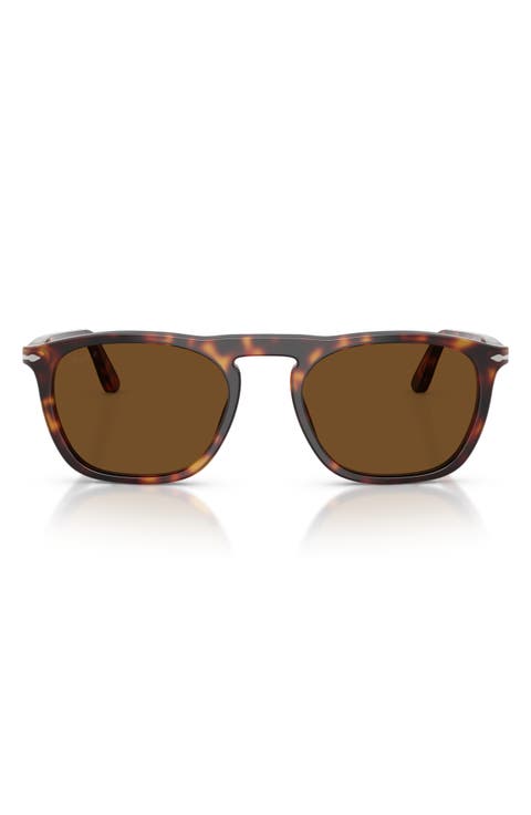 Gae 55mm Polarized Square Sunglasses