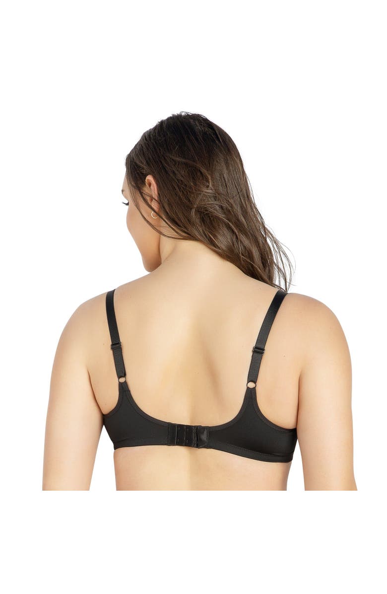 Parfait Pearl Non-Padded Seamless Minimizer Bra, Alternate, color, Black