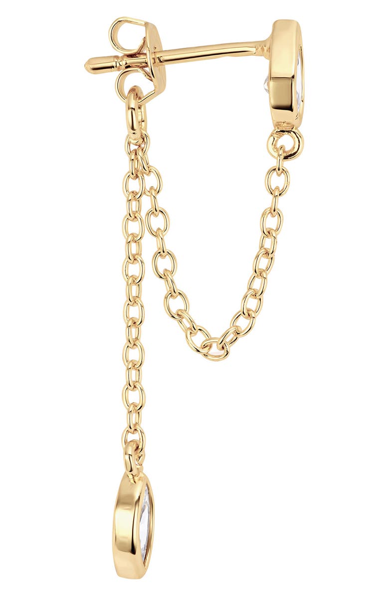 ATHRA LUXE The Marquise Duo Chain Drop Earrings, Alternate, color, 