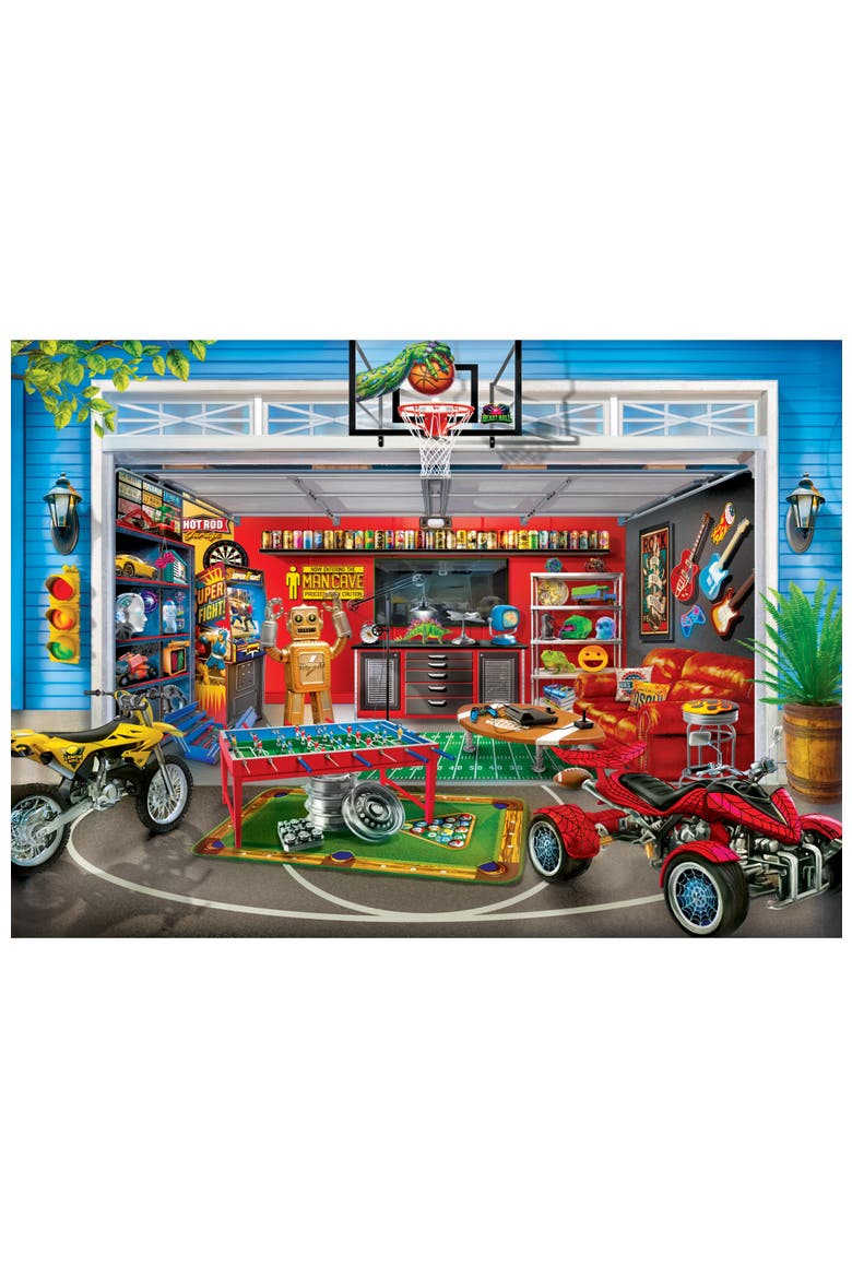 Garage of Dreams 1000 Piece Puzzle, Alternate, color, Multicolor