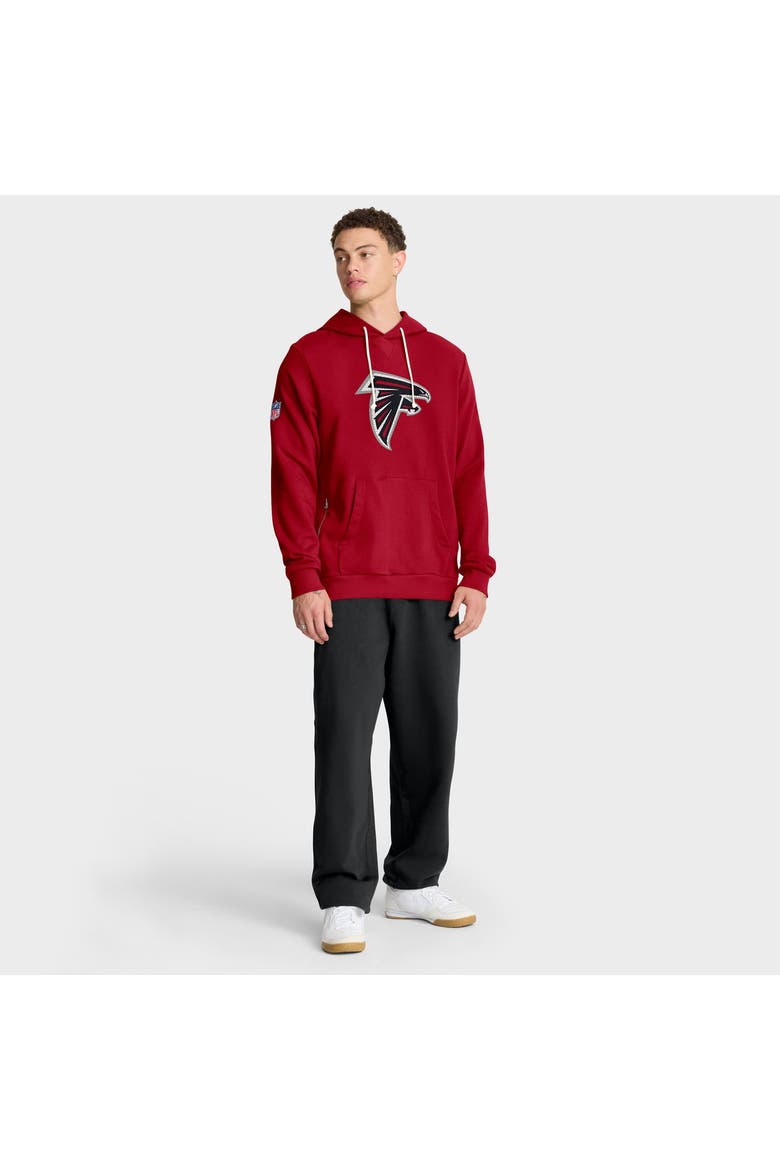 Men's Nike Red Atlanta Falcons Sideline Standard Issue Initial Home Dri-FIT Hoodie, Alternate, color, Red