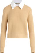 Favorite Daughter The Katie Removable Collar Rib Sweater