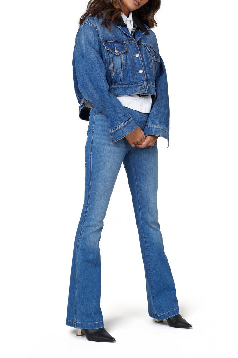 Flare Leg Pull-On Jeans, Alternate, color, VINTAGE INDIGO