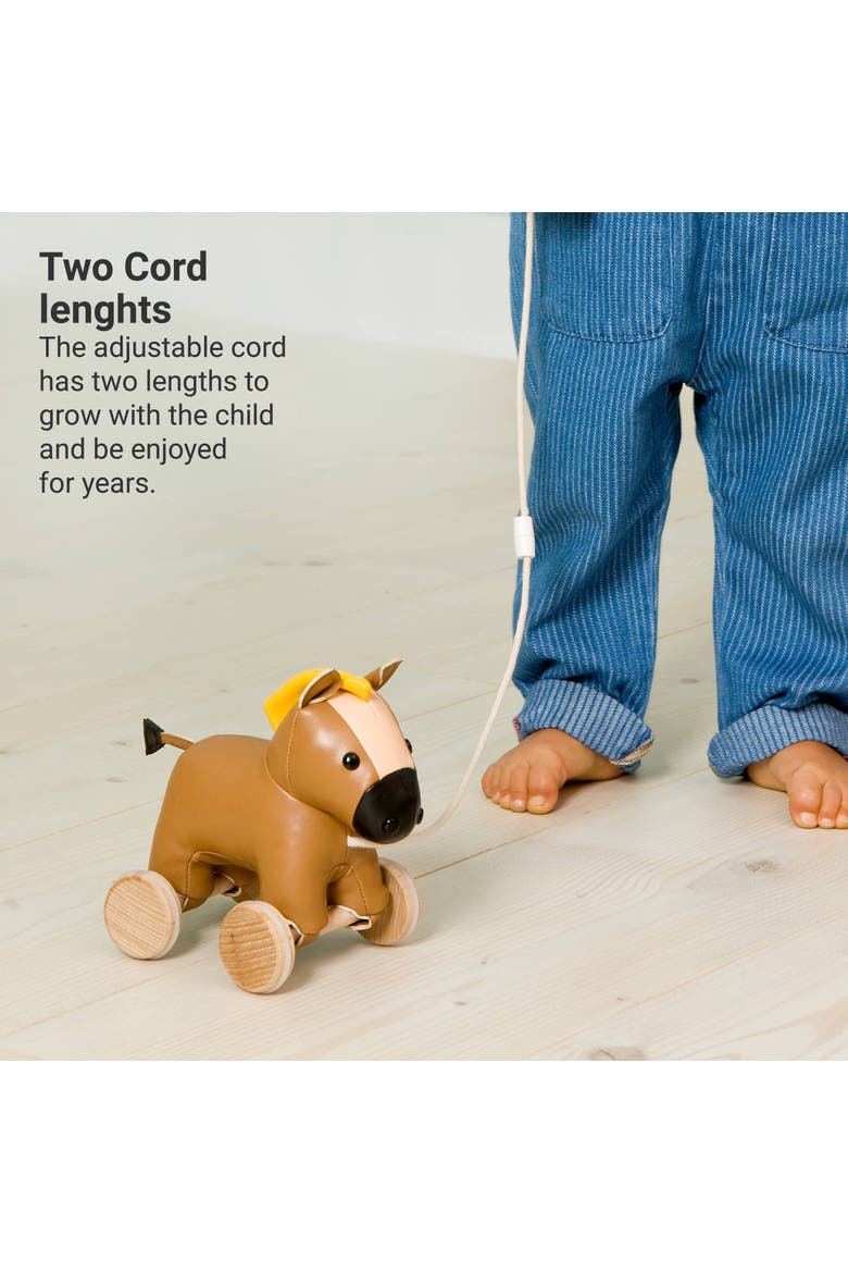 Pull Along Friends - Charles the Horse, Plush Toy, Alternate, color, Brown