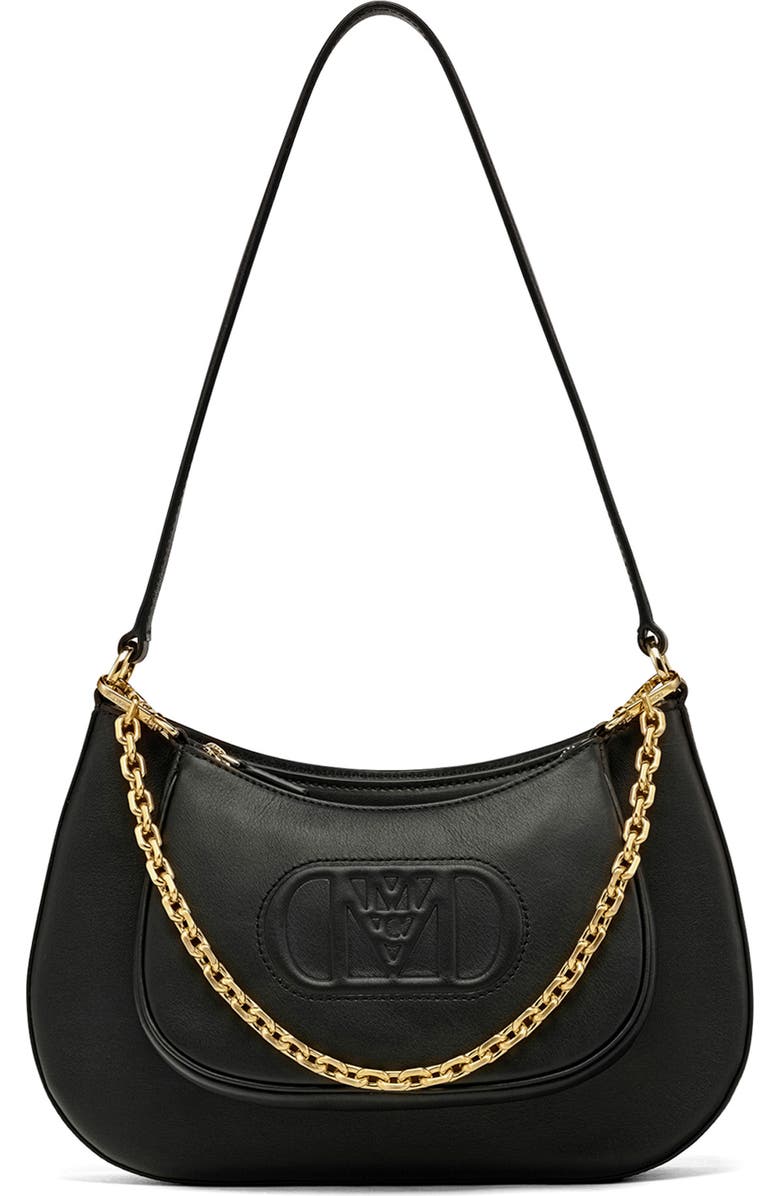MCM Medium Mode Travia Leather Shoulder Bag, Main, color,
