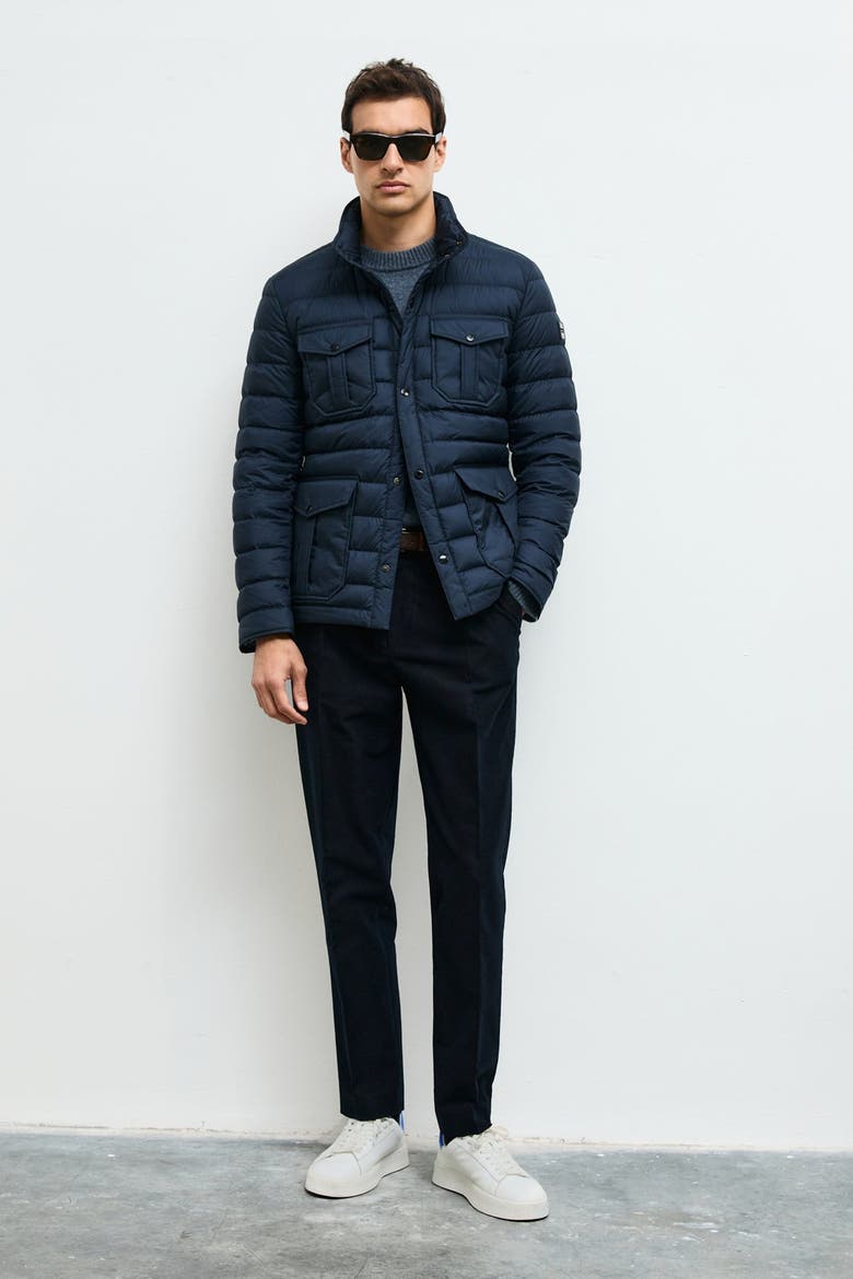 Men's Goose Down Jacket, Alternate, color, Navy
