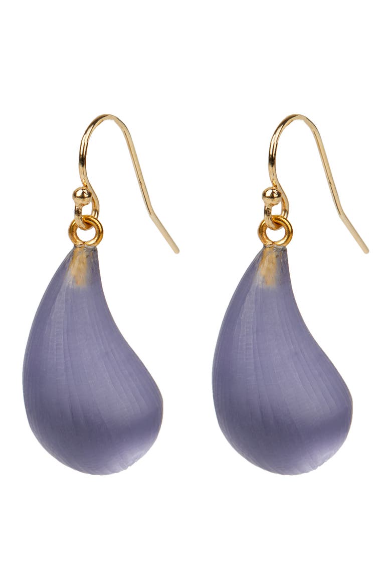 'Lucite® - Dewdrop' Earrings, Alternate, color, WISTERIA