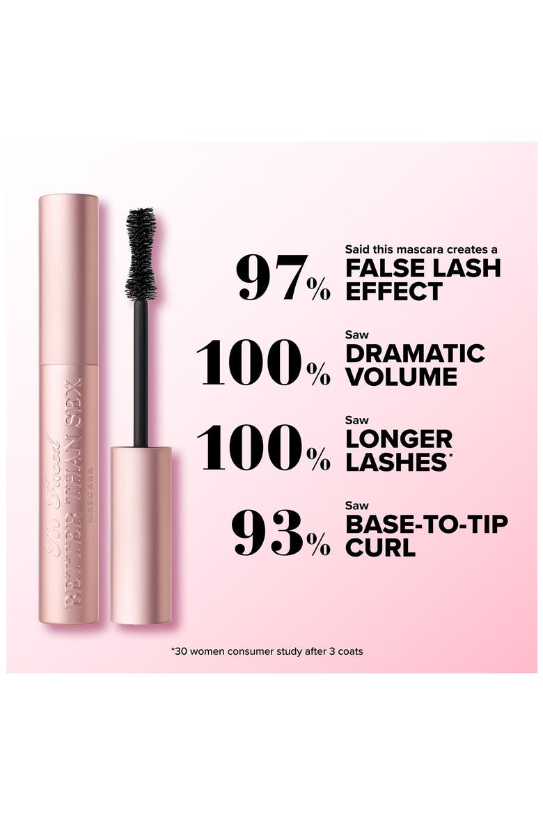 Better Than Sex Volumizing & Lengthening Mascara Duo $58 Value, Alternate, color, BLACK