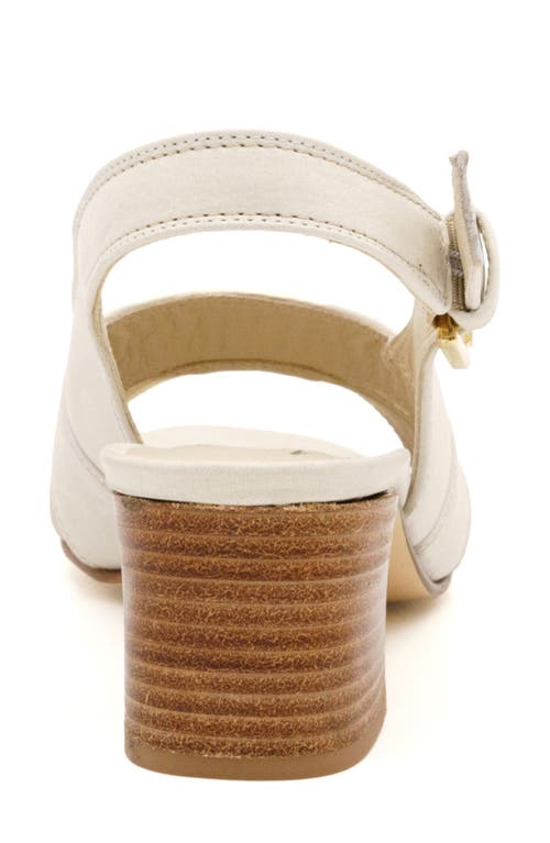 Amalfi By Rangoni Efrem Slingback Sandal In Mozzarella Long Beach