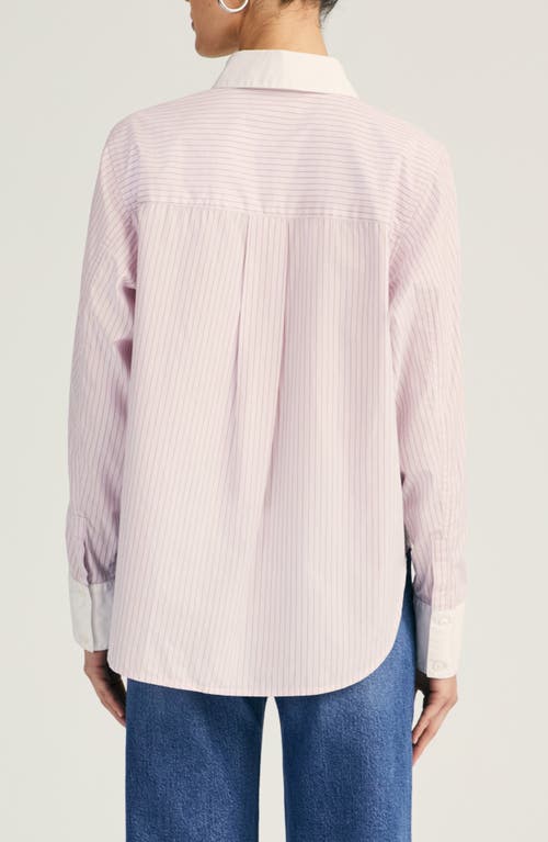 Derek Lam 10 Crosby Wesley Sequin Button-up Shirt In Primrose/oregano