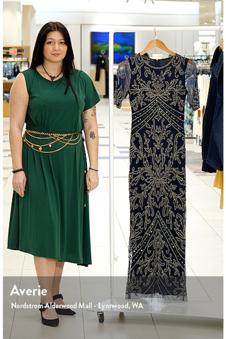 Embellished Chiffon Gown video