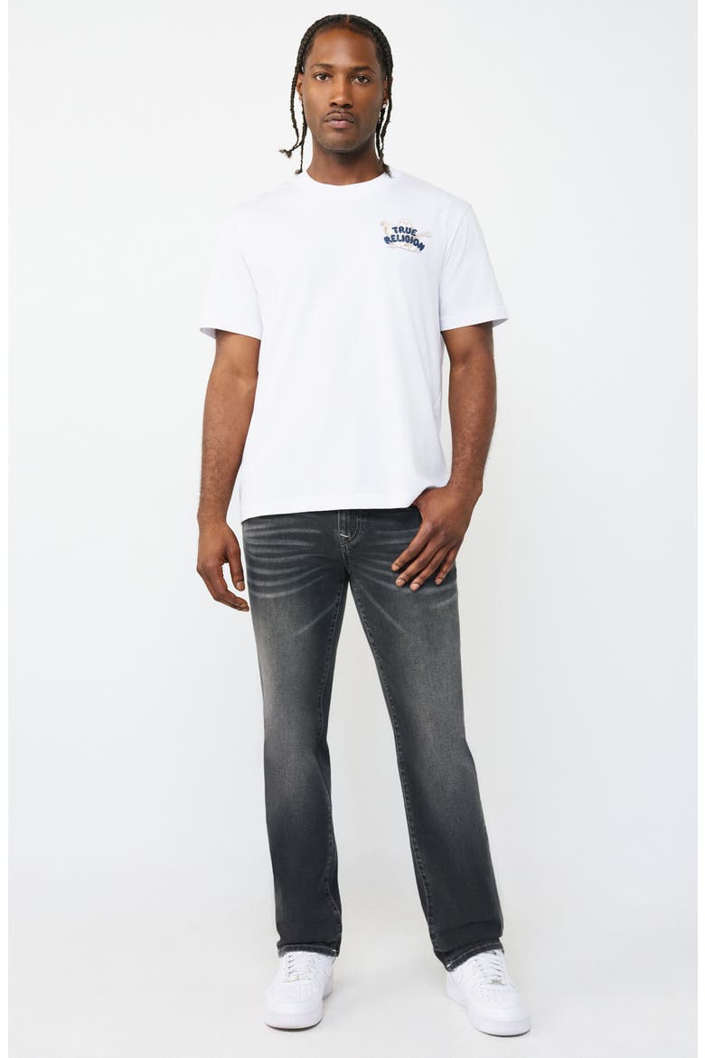 Ricky Snap Flap Straight Leg Jeans, Alternate, color, GREY GLOOMY WASH