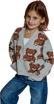 Design History Kids' Bear Cardigan