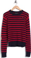 Marc Jacobs Joy Striped Crewneck Sweater
