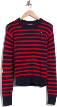 Marc Jacobs Joy Striped Crewneck Sweater
