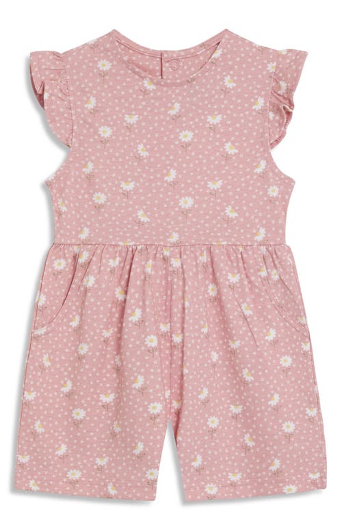Jojo Maman Bébé Jojo Maman Bebe Daisy Floral Romper In Pink