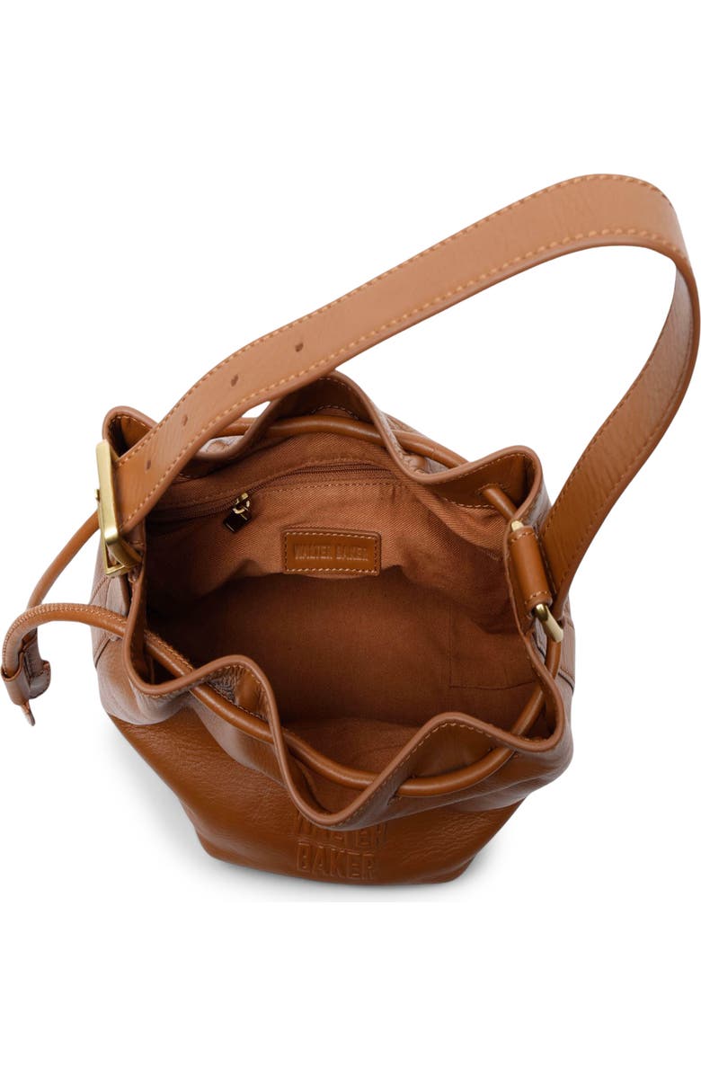 Walter Baker Rue Leather Bucket Bag, Alternate, color, Camel
