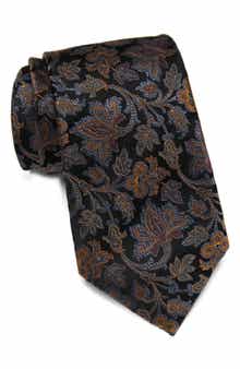 Floral Vine Silk Tie