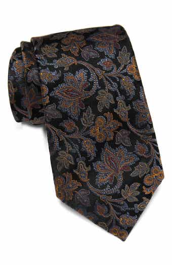 Floral Vine Silk Tie