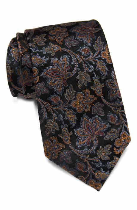 Floral Vine Silk Tie