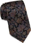 Duchamp Floral Vine Silk Tie