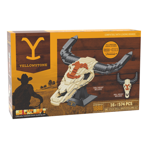 Yellowstone Steer Skull Building Set
