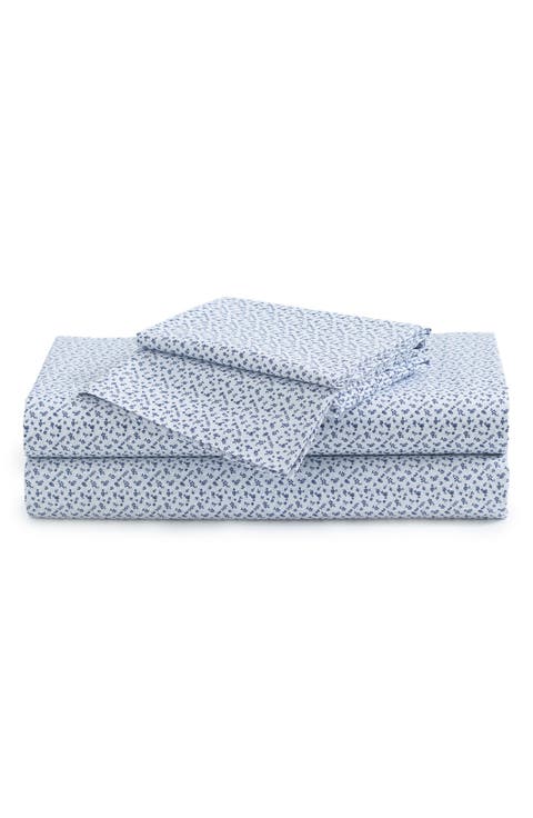Ditsy Waltz 250 Thread Count Cotton Sheet Set
