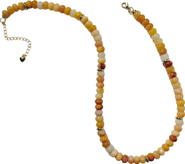 Little Sky Stone Veronica Beaded Yellow Necklace