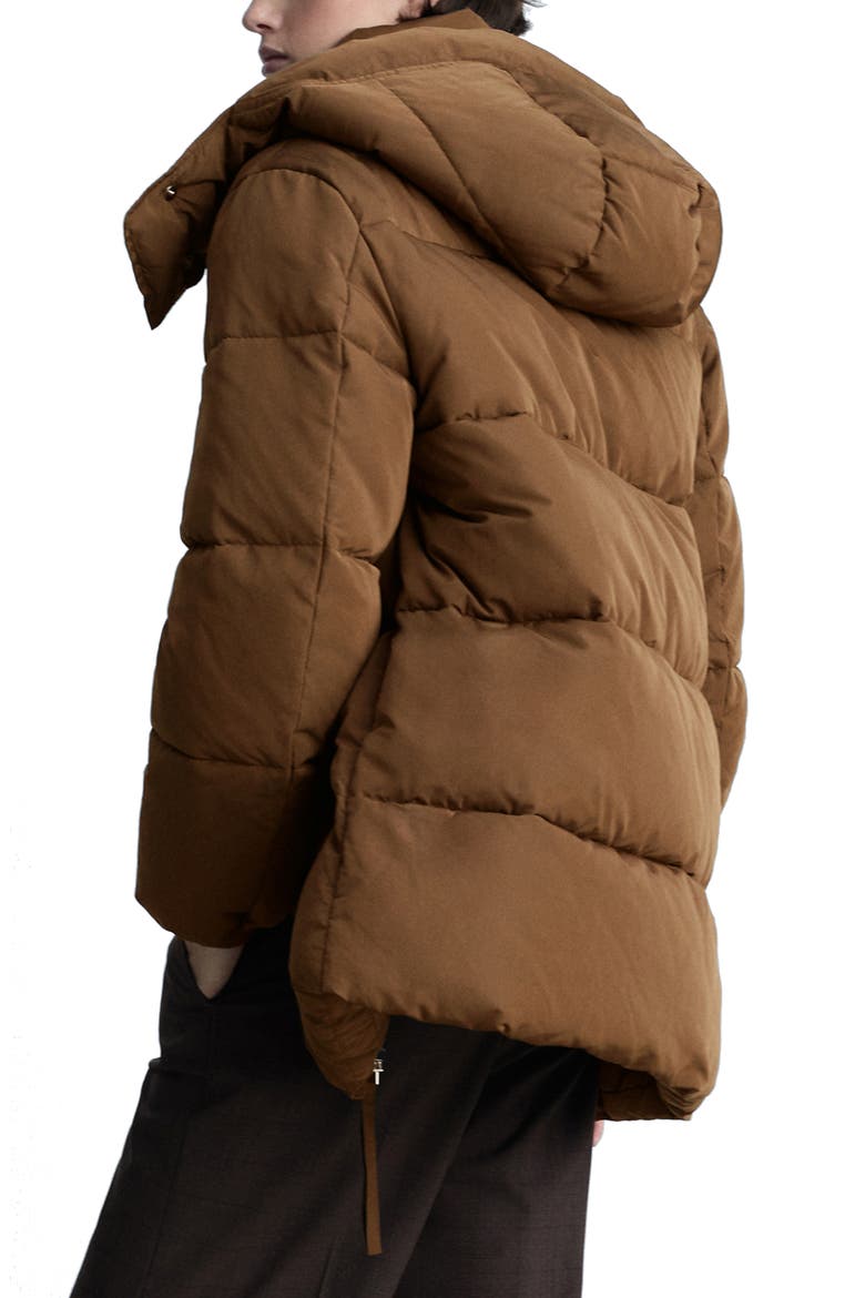 Channel Quilted Coat, Alternate, color, MEDIUM BROWN