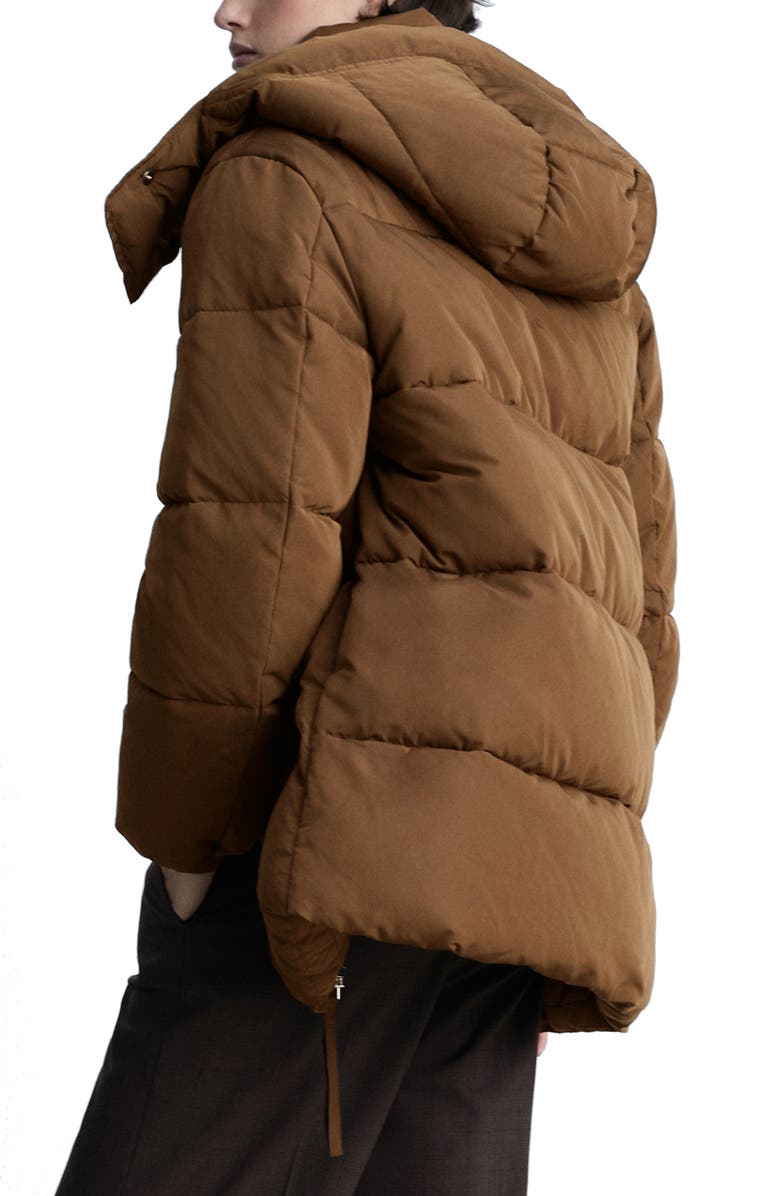 MANGO Channel Quilted Coat, Alternate, color, 