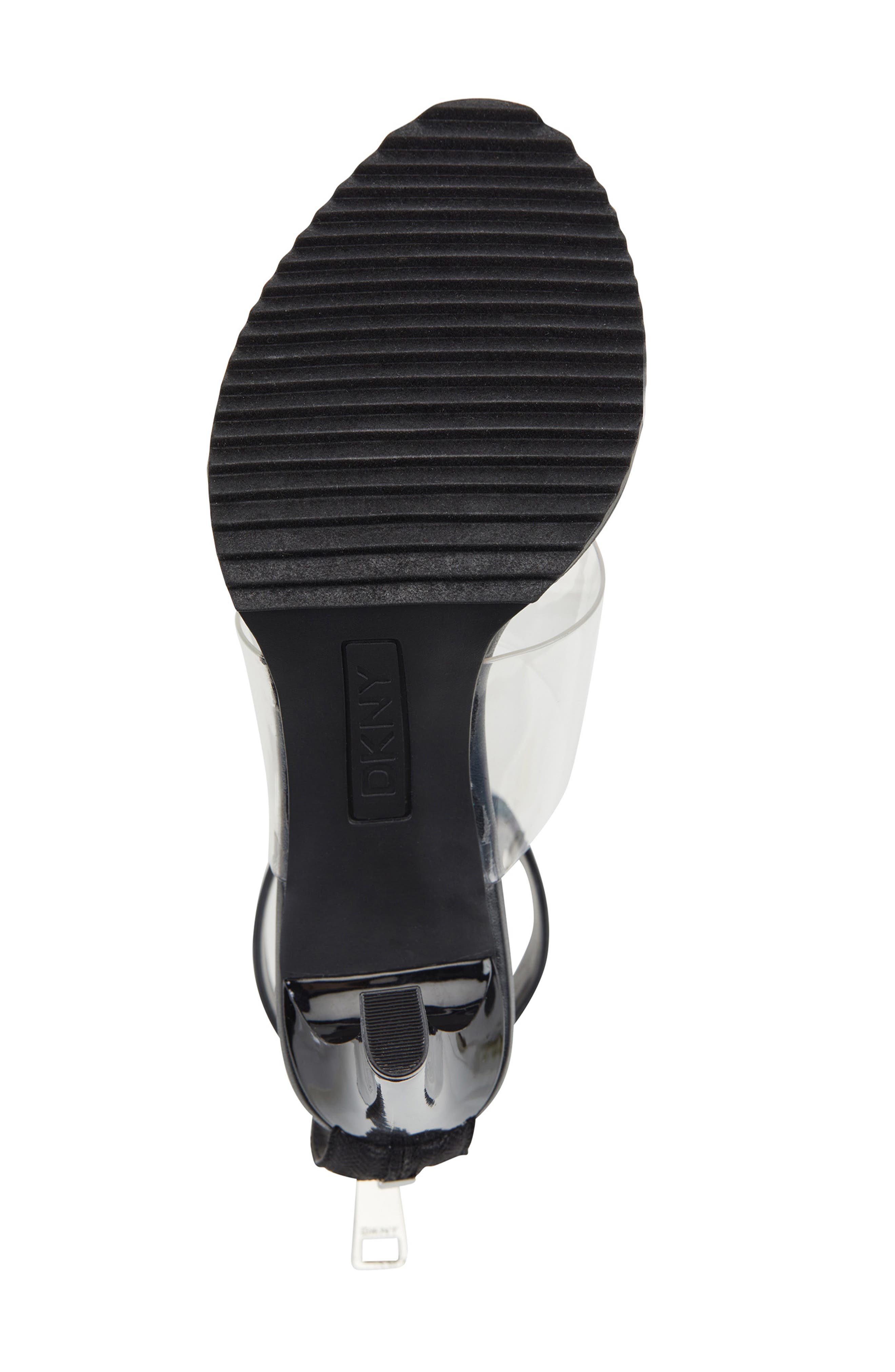 DKNY Braydi Ankle Strap Sandal, Alternate, color, Black