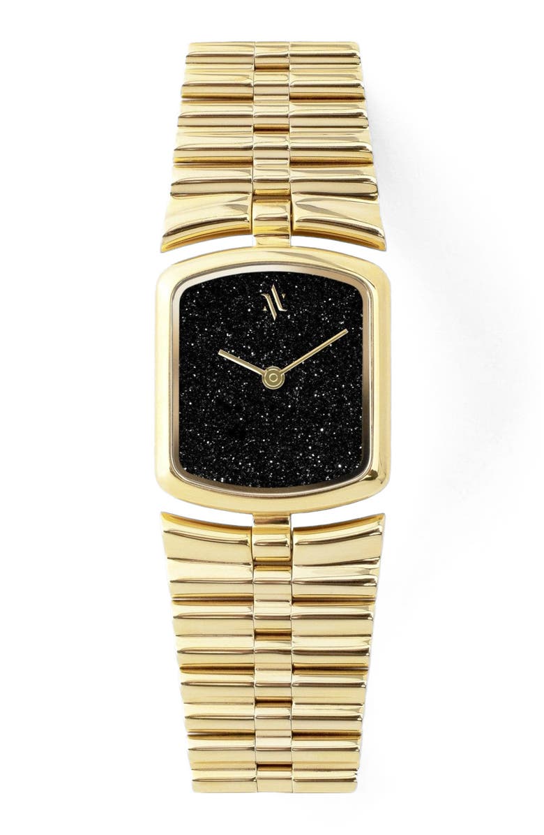 VANNA Amare Gemstone Watch, Main, color, Black Sandstone-Gold