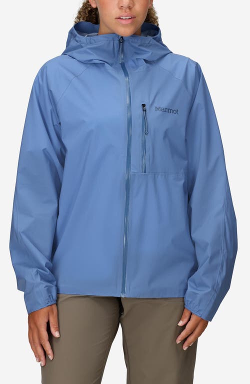 Marmot Superalloy Bio Packable Rain Jacket In Blue
