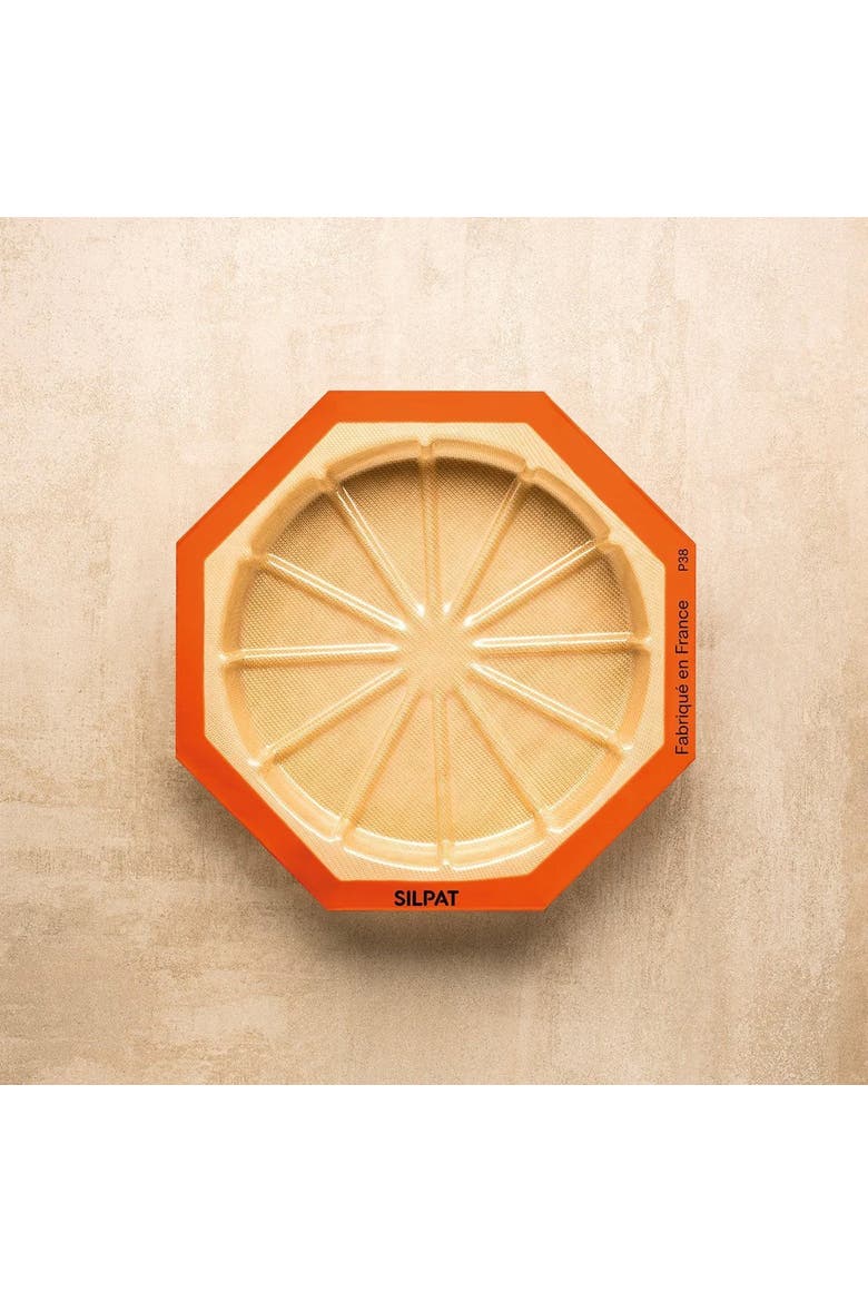 Silicone Round Cake Mold, 12 Portions, Main, color, Orange