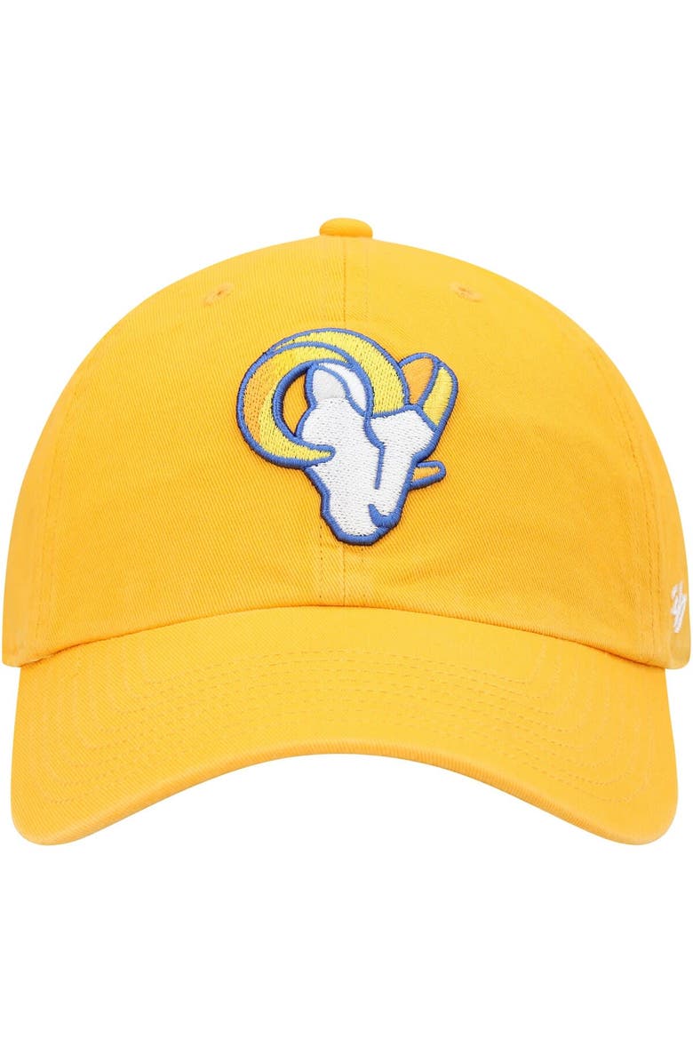 '47 Men's '47 Gold Los Angeles Rams Secondary Clean Up Adjustable Hat, Alternate, color, Gold