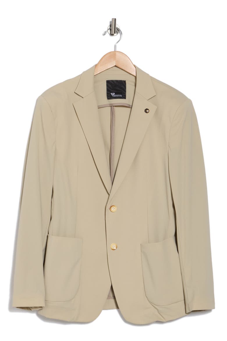Slim Fit Pocket Blazer, Alternate, color, BEIGE