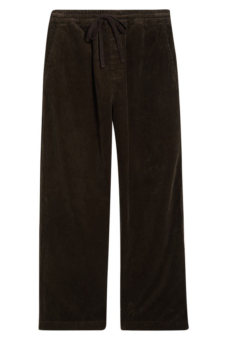 Floyde Tie Waist Corduroy Pants, Alternate, color, TOBACCO RINSED