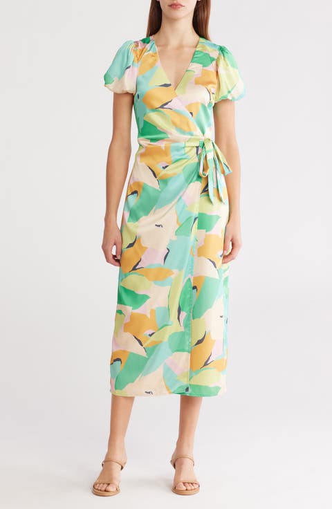 Afternoon Splendor Maxi Wrap Dress