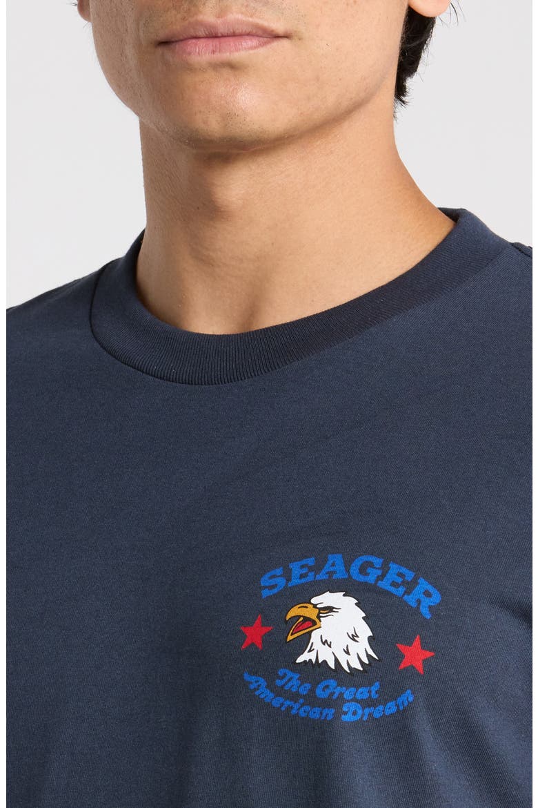 Great American Dream Cotton Graphic T-Shirt, Alternate, color, NAVY