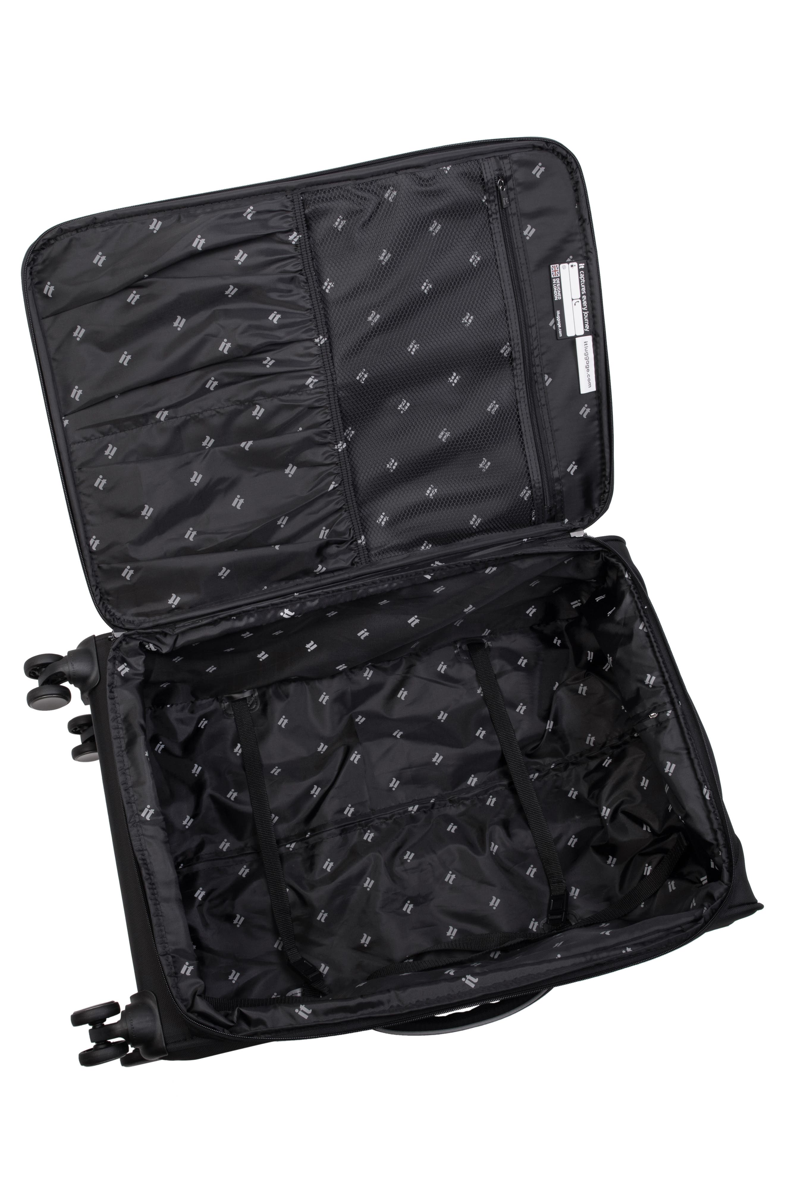 IT LUGGAGE Teleported 28-Inch Expandable Spinner Packing Case, Alternate, color, Black