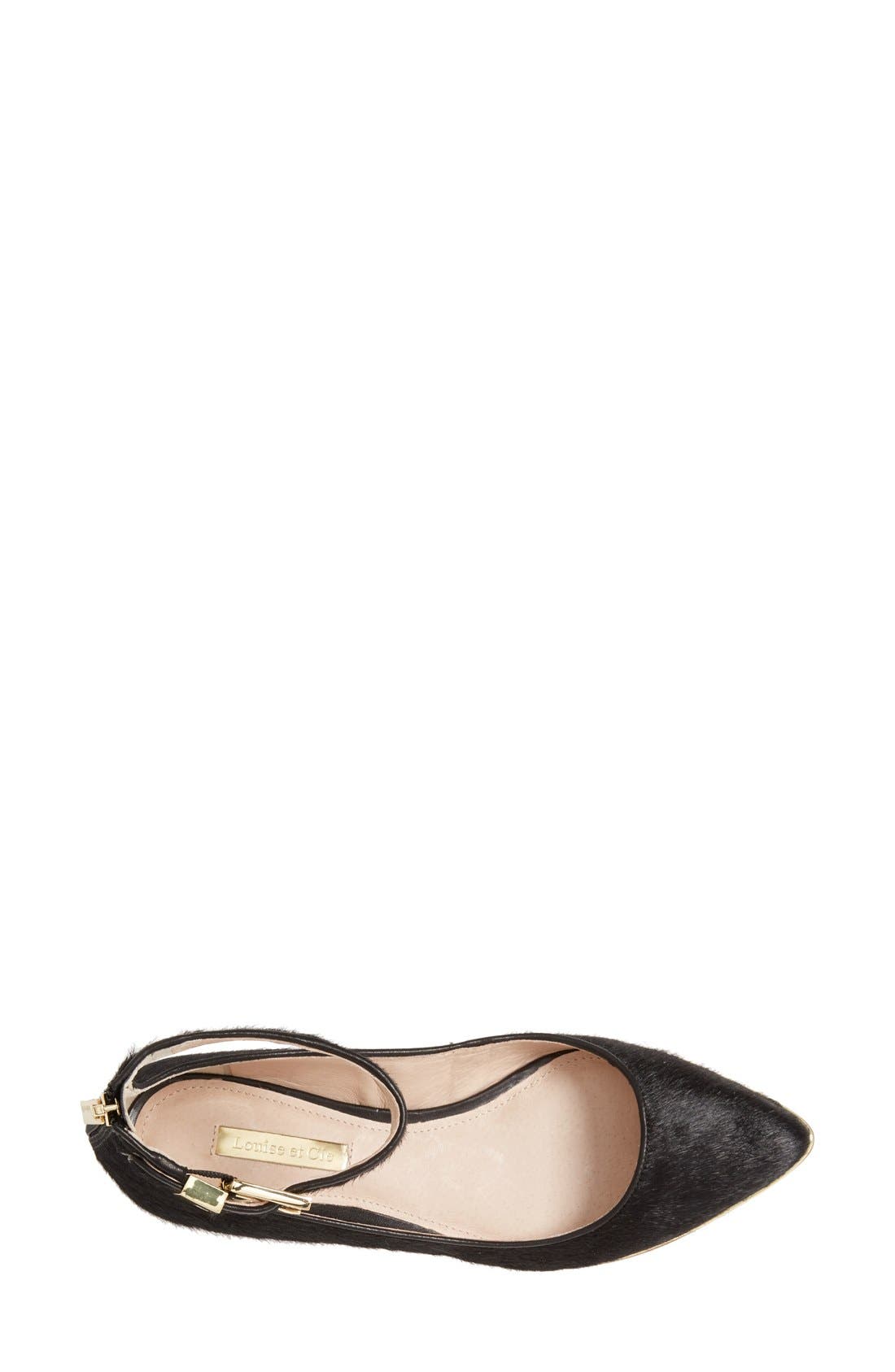 'Lente' Flat, Alternate, color, BLACK PONY