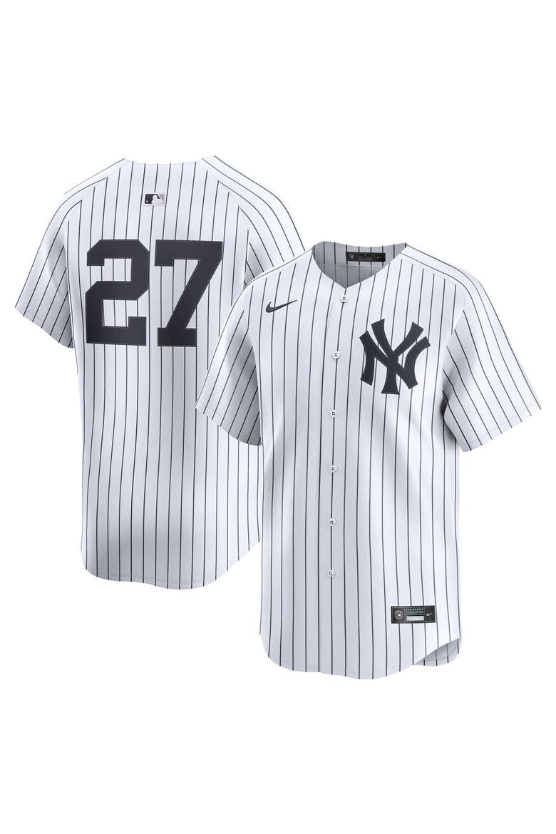 Men's Nike Giancarlo Stanton White New York Yankees Home Limited Player Jersey, Alternate, color, White