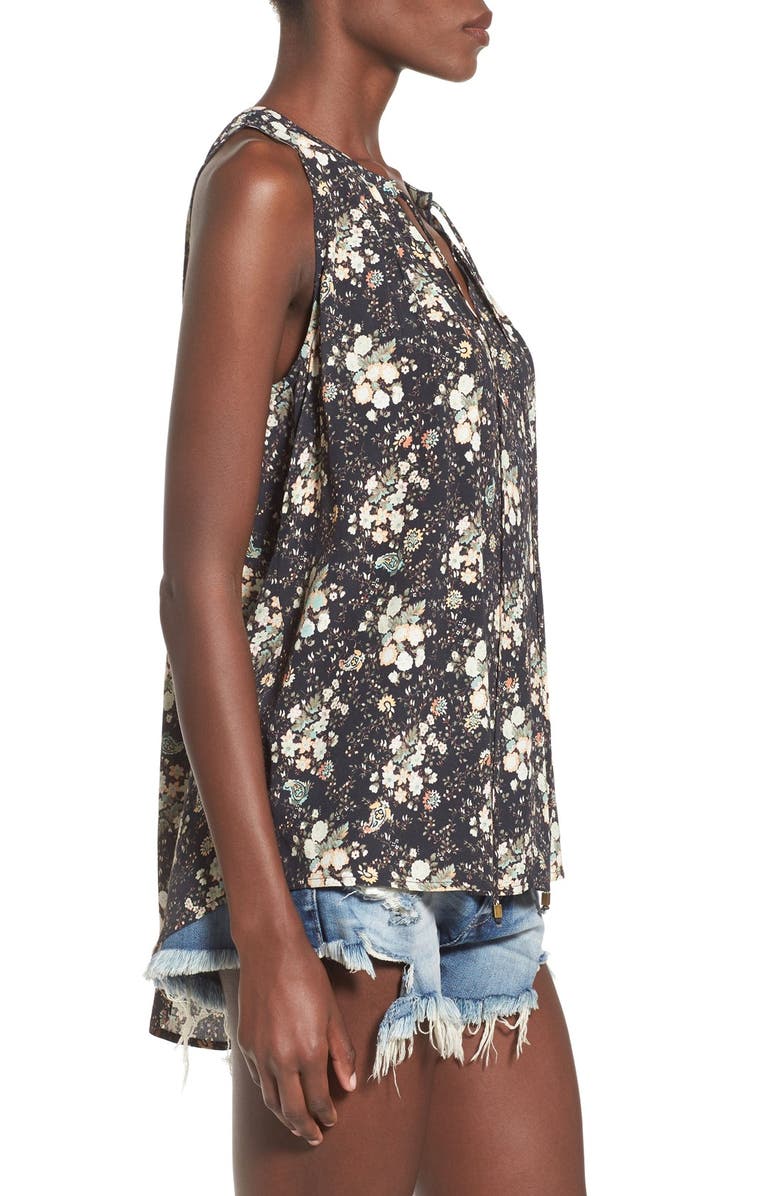 WAYF Tassel Front Henley Tank, Alternate, color,