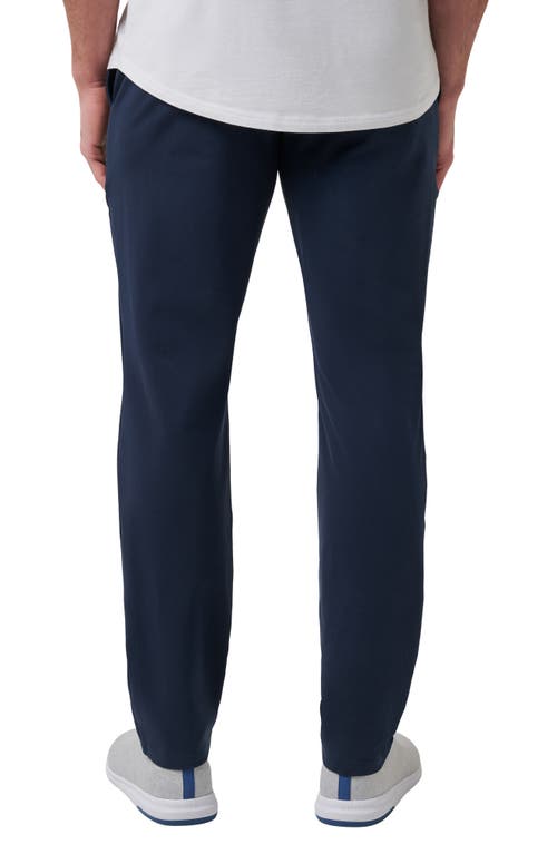 Travismathew Legacy Stretchknit Flat Front Chinos In Total Eclipse