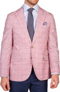 TailorByrd Textured Yarn Dyed Windowpane Sport Coat